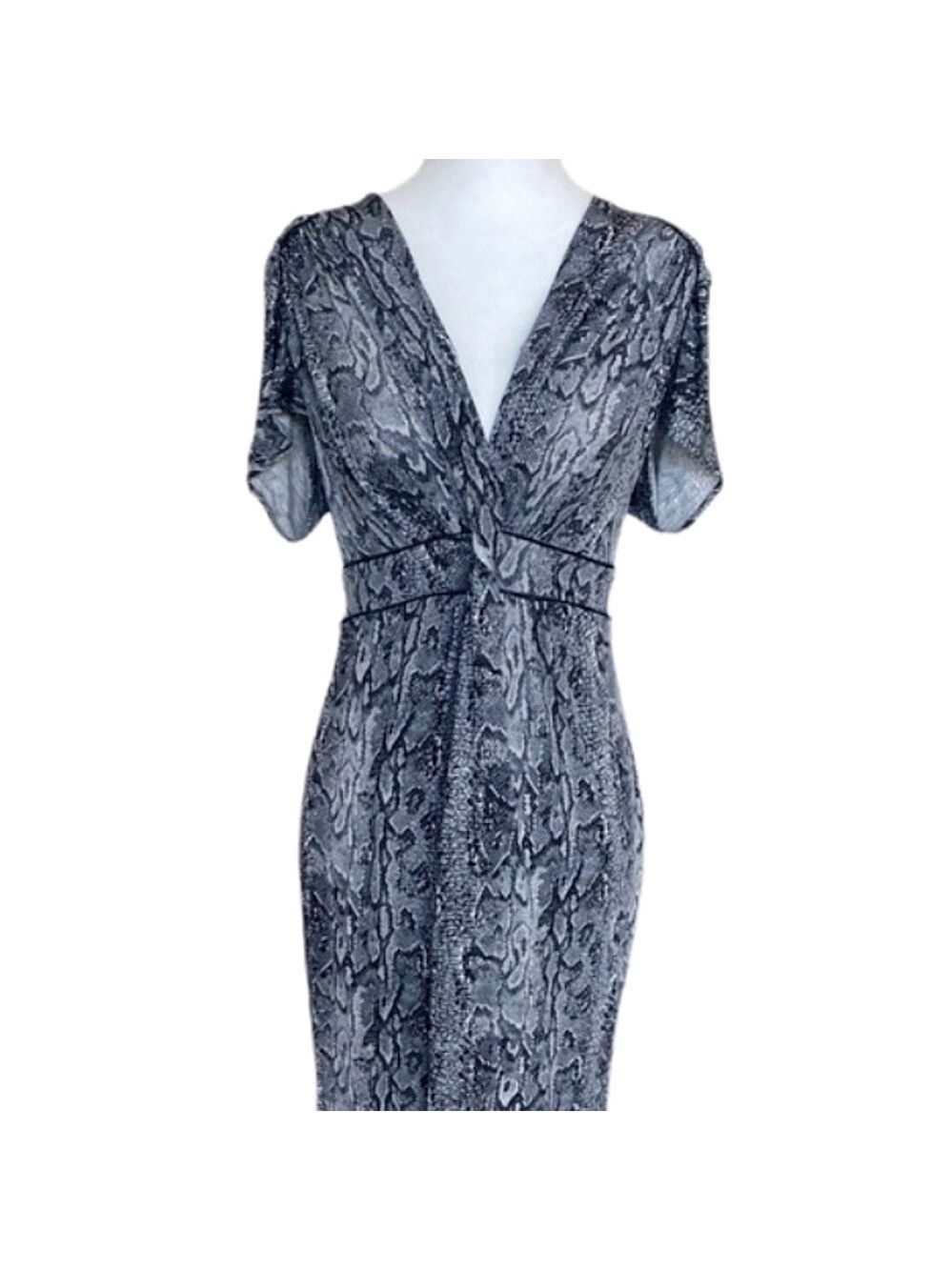 121. BCBG MaxAzria Animal Print Stretch Dress